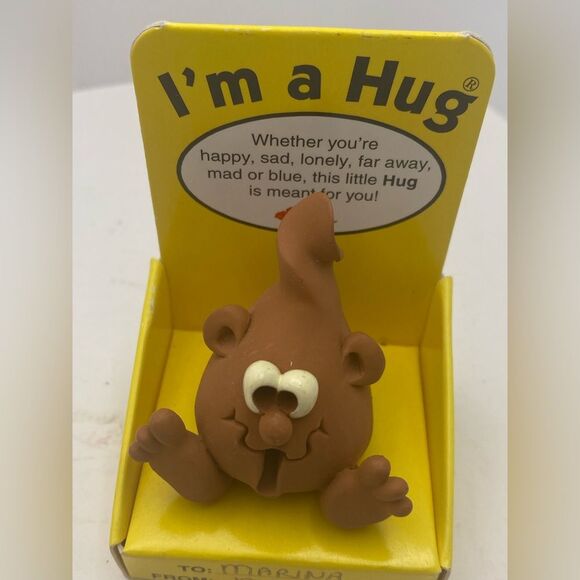 Vintage The Hug Factory “I’m A Hug” Figurine Collectible c.1996 - Picture 4 of 4